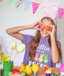 Easter Bunny T-Shirt: Chillin' with My Peeps