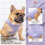 2 Pack Quick-Dry Reflective Dog T-Shirts