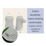 Cute Green Stripe Tee for Small Dogs