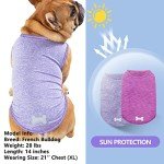 2 Pack Quick-Dry Reflective Dog T-Shirts