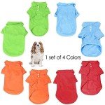 Colorful Dog T-Shirts Set for Small Pets