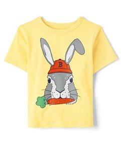 Easter Bunny Face Toddler Graphic T-Shirt, 3T