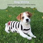Striped Cotton Pet T-Shirt for Dogs & Cats