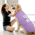 Funny Purple Dog T-Shirt for All Sizes