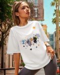 Cute Cat Graphic Tee for Women and Teens