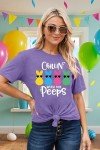 Chillin' with My Peeps Bunny Graphic Tee