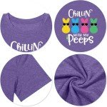 Chillin' with My Peeps Bunny Graphic Tee