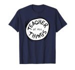 Seuss Inspired Teacher Emblem T-Shirt
