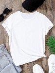 Cute Cat Graphic T-Shirt for Girls 11-12Y