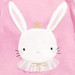 Toddler Girls Bunny Easter T-Shirt in Pink