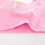 Toddler Girls Bunny Easter T-Shirt in Pink