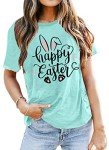 Happy Easter Bunny Graphic T-Shirt for Women
