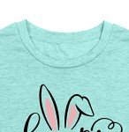 Happy Easter Bunny Graphic T-Shirt for Women