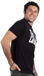 Funny Catfather T-Shirt for Cat Dads - Black