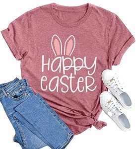 Funny Bunny Easter T-Shirt for Women