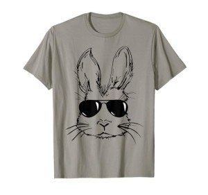Happy Easter Bunny Face T-Shirt for Kids