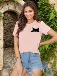 Funny Cat Mom Graphic Tee for Cat Lovers