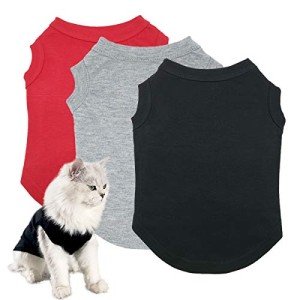 Funny Dog T-Shirts – 3 Pack Sleeveless Vests