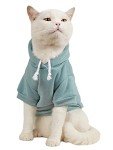 Cadet Blue Pet Hoodie for Dogs and Cats
