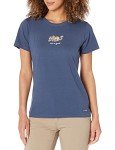 Life is Good Cat Graphic Vintage Tee - Blue