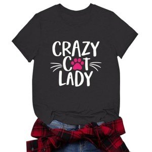 Funny Cat Lady & Dog Mama T-Shirt