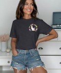 Funny Cat Mom Tee for Casual Ladies
