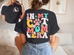 Funny Cat Mom Tee for Casual Ladies
