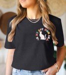 Funny Cat Mom Tee for Casual Ladies