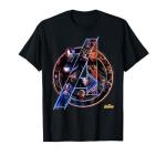 Avengers Infinity War Neon Team T-Shirt