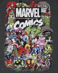 Avengers Comics Crew T-Shirt in Charcoal Heather