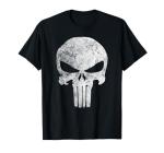 Distressed Punisher Skull Marvel T-Shirt