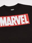 Marvel Men's Classic Logo T-Shirt in Black