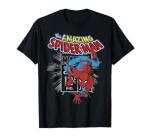 Vintage Spider-Man Comic Poster Graphic Tee