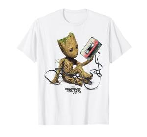 Groot Tape Portrait T-Shirt from Guardians of the Galaxy