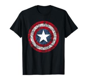 Captain America Avengers Shield Comic T-Shirt