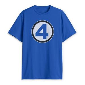 Fantastic Four Classic Logo T-Shirt - Royal Blue