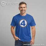 Fantastic Four Classic Logo T-Shirt - Royal Blue