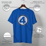 Fantastic Four Classic Logo T-Shirt - Royal Blue