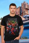 Avengers Guardians Team-Up Men's T-Shirt (Black, XL)