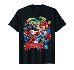 Avengers Classic Action Graphic Tee