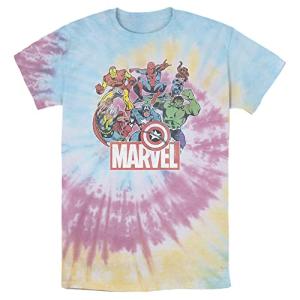 Retro Avengers Tie Dye Men's T-Shirt