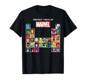 Retro Marvel Heroes and Villains T-Shirt