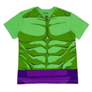 Hulk Avengers Men's Green Cosplay T-Shirt