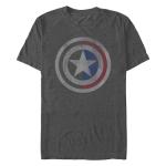Distressed Captain America Shield Men's T-Shirt