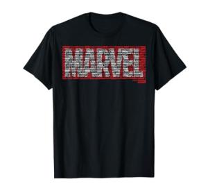Marvel Logo Word Art T-Shirt
