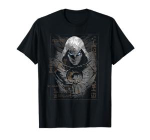 Moon Knight Glowing Eyes Egypt Hieroglyphs T-Shirt