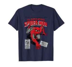 Spider-Man Retro Comic Novelty T-Shirt