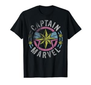 Retro Captain Marvel '90s Logo T-Shirt