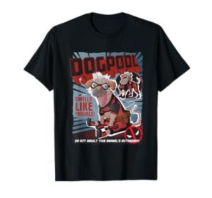 Deadpool & Wolverine Dogpool Comic Book Tee