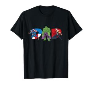 Marvel Avengers Team Dad Father’s Day Family Trip Birthday T-Shirt